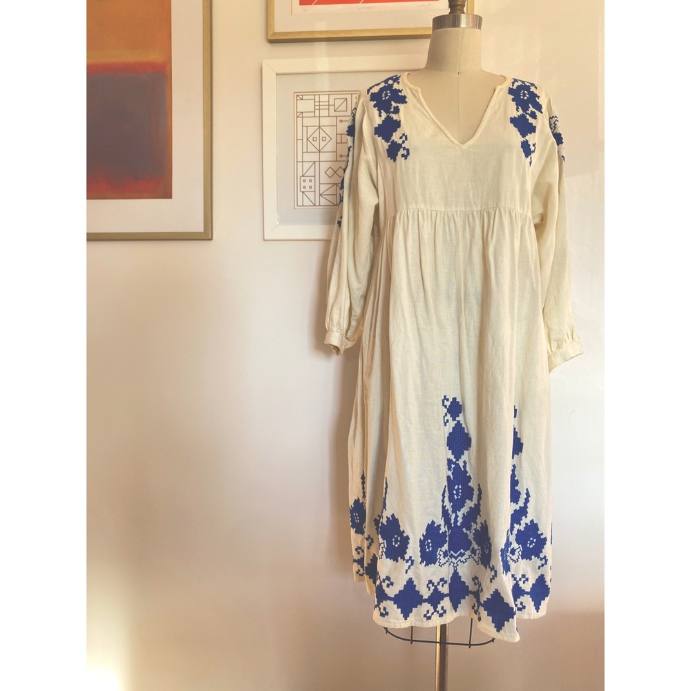 Velvet by Graham and Spencer Embroidered Midi Dress